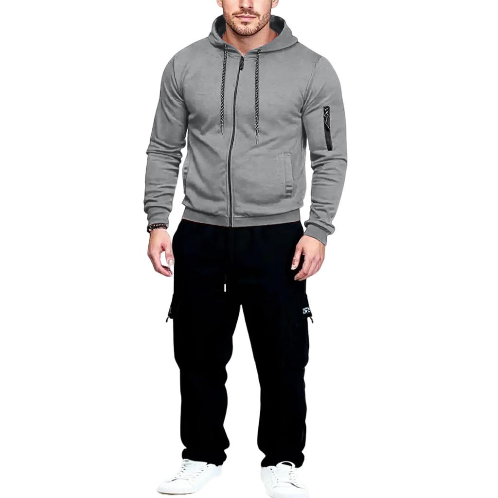 Solid Color Sports Suit, And Casual For Men