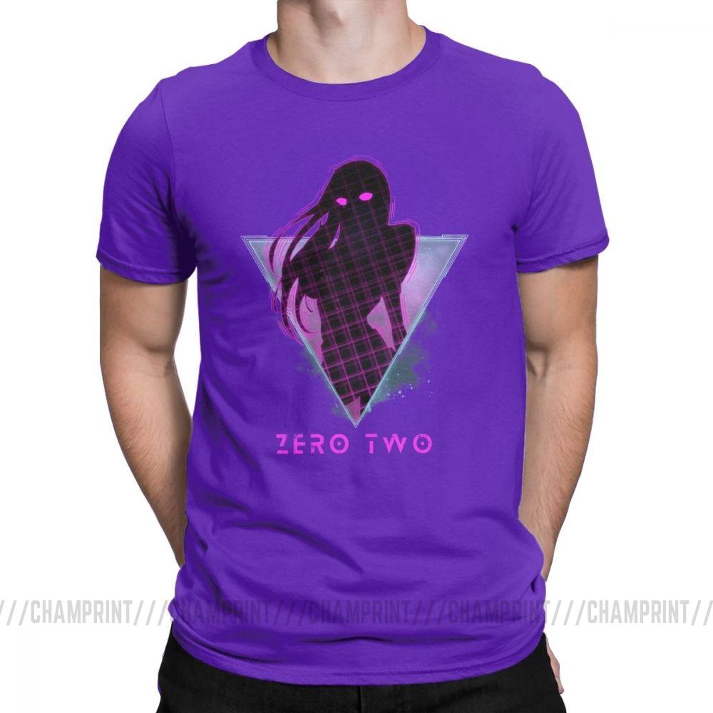 Zero Two T Shirt Future 80S Anime Darling In The Franxx T Shirt For Men 100 M