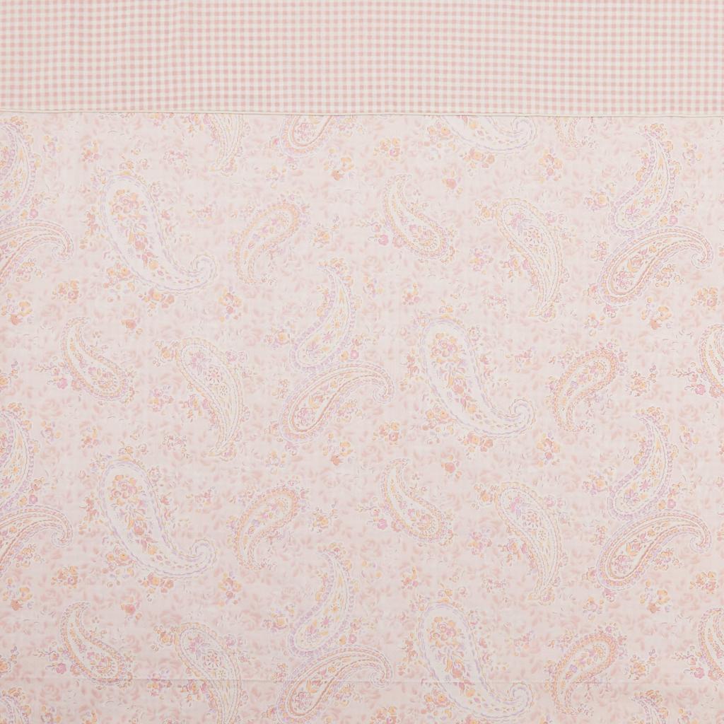 Merry Night Cotton Duvet Single 150 X 210 Romantic Paisley 100% "Ertz" Cover, Pink, Long, Approx. Cm, Print, Washable, Hygienic, RK62301-16