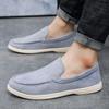 Fashion Lightweight Men Casual Shoes Lazy Shoes Male Breathable Slip-on Mens Suede Driving Shoes Comfortable Loafers Moccasins