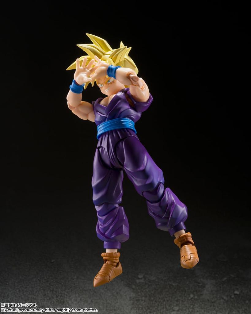 TAMASHII NATIONS S.H.Figuarts Dragon Ball Z Super Saiyan Son Gohan - The Warrior Beyond Goku - Approximately 110mm PVC & ABS & Cloth Painted