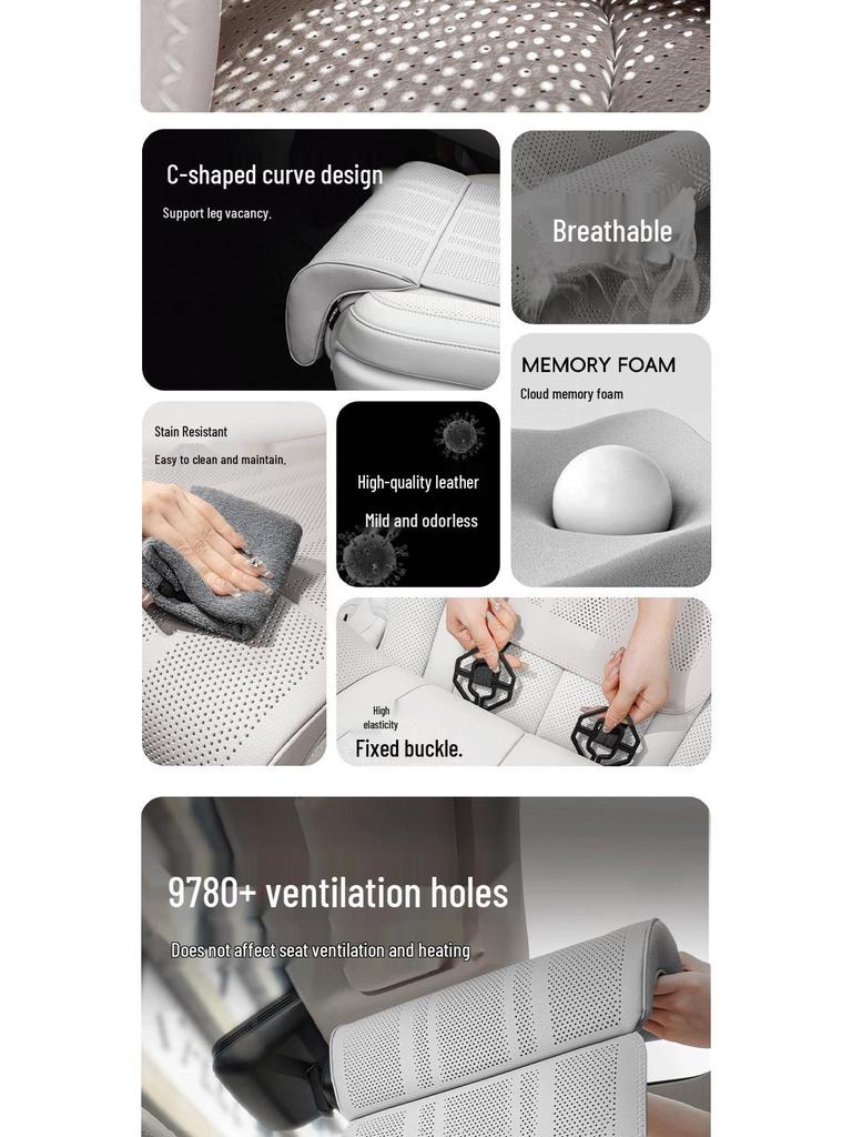 Universal All-Season Extended Leg Rest Cushion for L6-L9 Cars