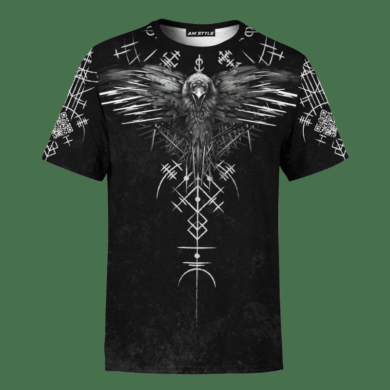 Men's 3D Printed T-Shirt Mysterious Patterns Ancient Totems Short Sleeve O-Neck Pullover Casual Top