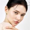 14K Bold Teardrop Ring Earrings