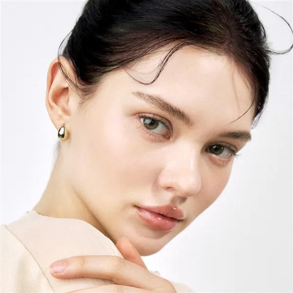 14K Bold Teardrop Ring Earrings
