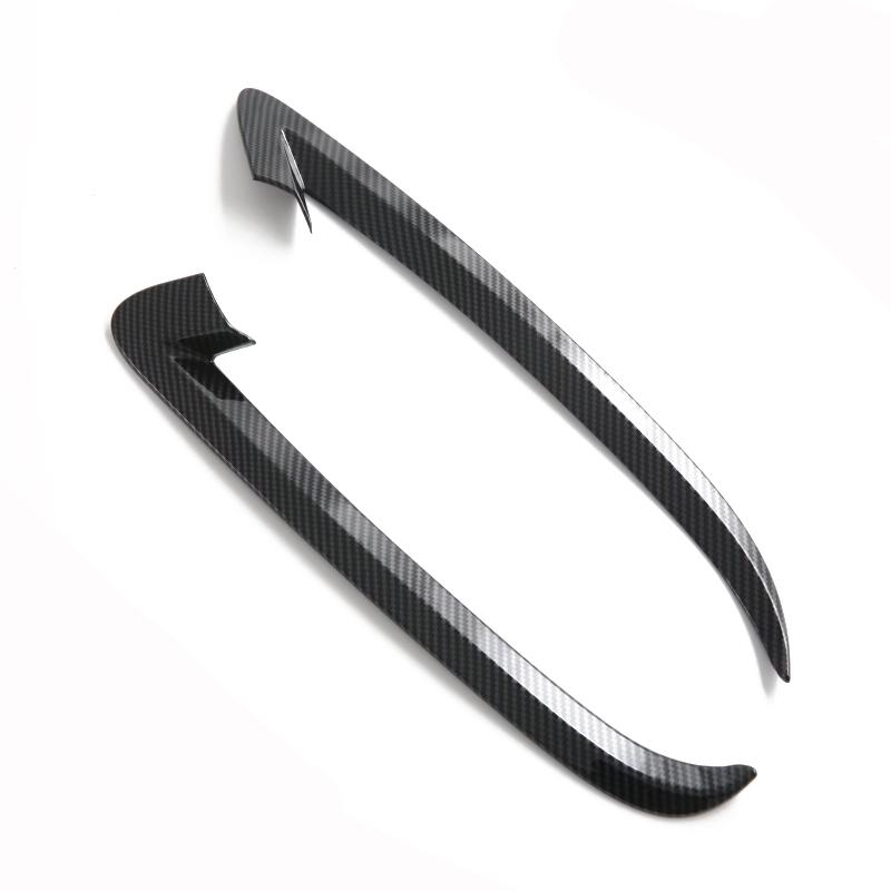 For Ford Mustang 2024 2025 carbonfiber Rear Fog Light Foglight Lamp Cover Trim Foglamp Reflector sticker Exterior Accessories