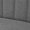 Canapé - vidaXL - 2 places - Tissu Gris clair - Design Contemporain - Confort Moelleux