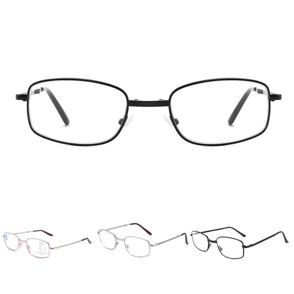 Fashionable Neck Hanging Reading Glasses Magnet PC Square Frame HD Convenient And Comfortable Telescopic Feet Unisex