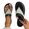 Women Summer Vintage Thong Sandals Slip On Open Toe Flat Casual Beach Shoes with Comfortable Sole for Everyday Wear