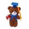 14cm Cute Stuffed Animal Doll Cartoon Graduation Bear Doll Doctor Bear Plush Toy  Graduation