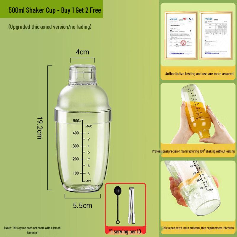 ZISIZ Lemon Tea Shaker Cup Set