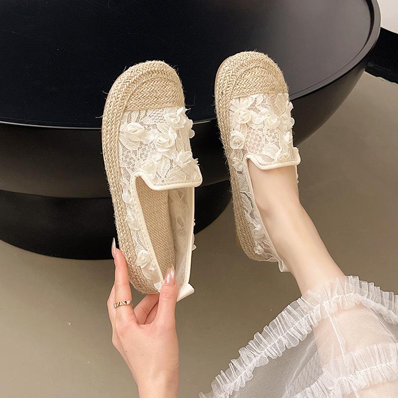 2025 spring and summer new manufacturer spring and summer new round head flat bottom soft surface casual temperament fashion