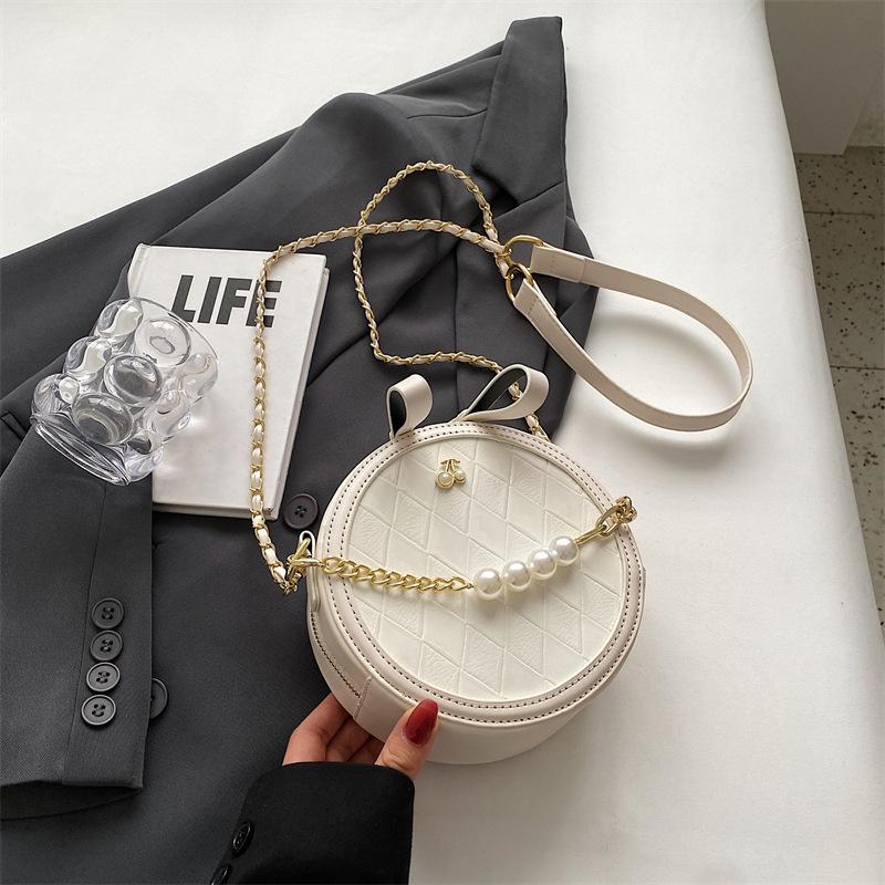 

Стильна і проста сумка через плече, проста і модна повсякденна сумка-мессенджер літо 2024 нова версія повсякденна маленька кругла сумка