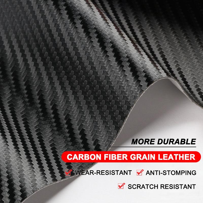 4Pcs Carbon Fiber Car Door Sill Protection Sticker Anti-scratch Refit Sticker For Porsche 911 918 928 944 968 Boxster Cayenne Macan Panamera
