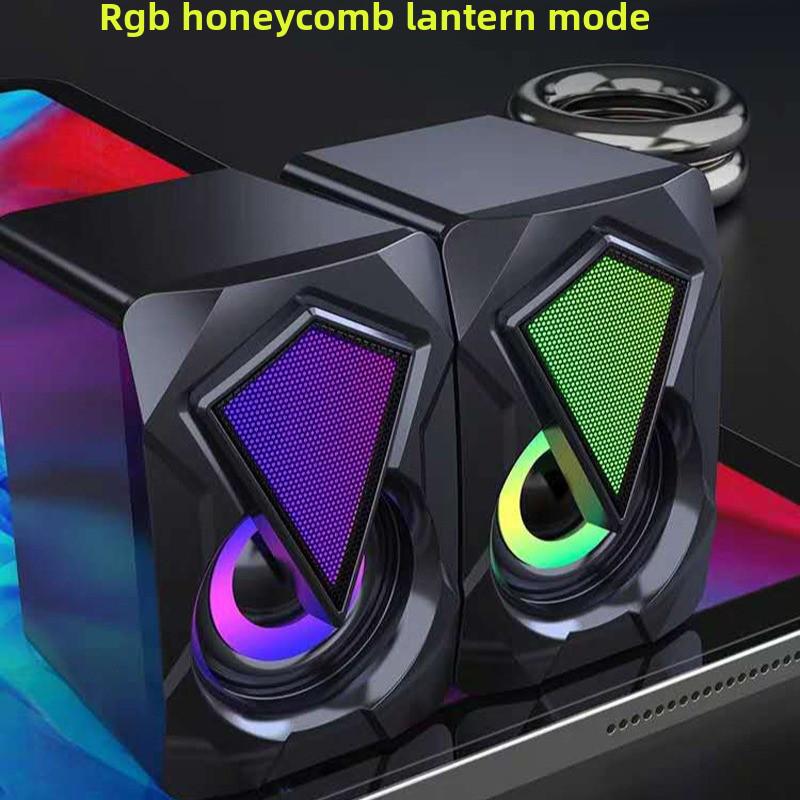 X2 RGB Wired Mini Multimedia Computer Speakers for Desktop & Notebook