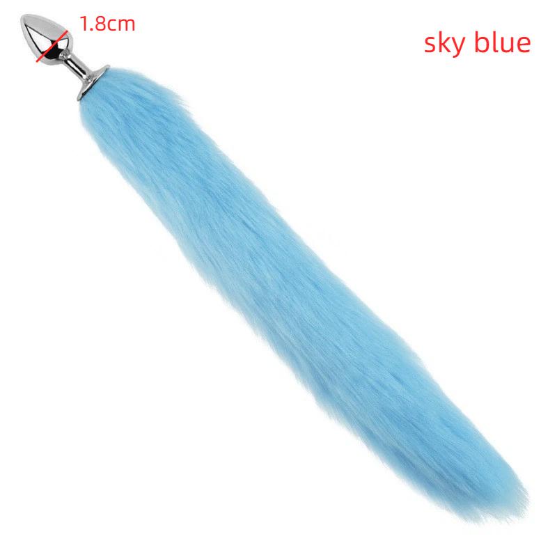 Fox Tails Anal Plug Metal Anal Sex Toys Butt Plug Sex Games Role Play Cosplay Toys Men And Women Sex Toys