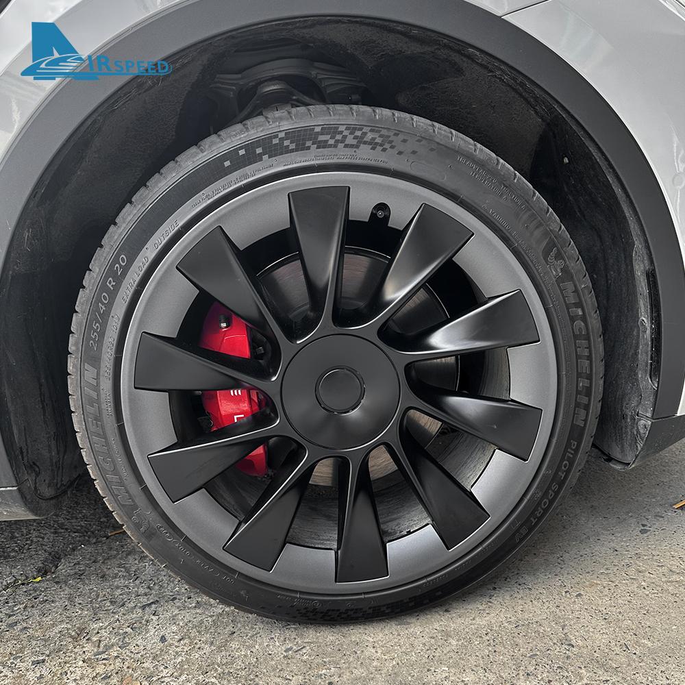 20 Inches Wheels ABS Rim Guard Rim For Tesla Model Y 2025-2020 Car Hubcap Cover Hubcap Patch Scratch Proof Hub Cap Trim