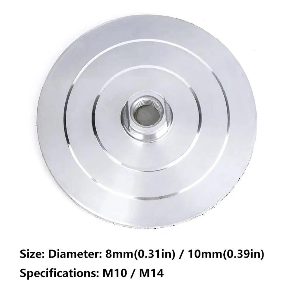 3/4 Inch Sanding Disc Backing Pads M14 M10 Backing Holder Diamond Polishing Pad Aluminum Base Self-adhesive Hook Loop