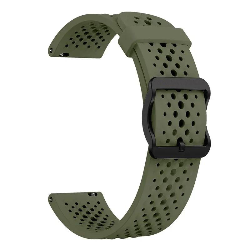 22mm Silicone Watch Strap for Xiaomi Watch S4/S3/S2 46mm 42mm/S1 Pro/color 2 Band for HUAWEI GT5 4 3 2 46mm/Amazfit GTR Bracelet
