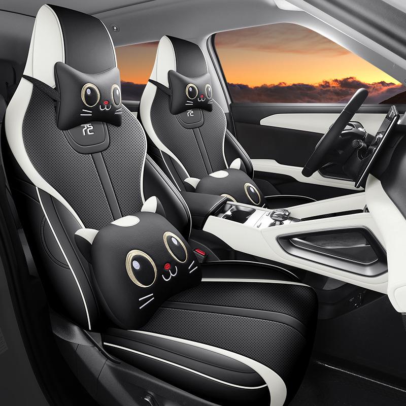 BYD Yuan UP 5-Seater Full Leather Car Seat Cushion, Year-Round Use