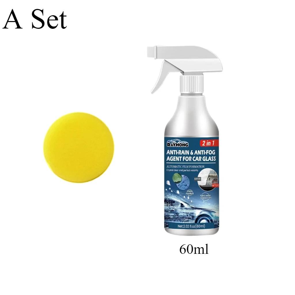 Windshield Coating Agent Antifogging and Rainproofing Agent for Automobile Glass Cleaning Defogging and Waterproof Spray Gadget