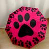 Heart And Paw Love Outdoor Automatic Umbrella Folding Umbrella with 8 Ribs Durable Plastic & Iron All-Season Travel Fashion Lovers