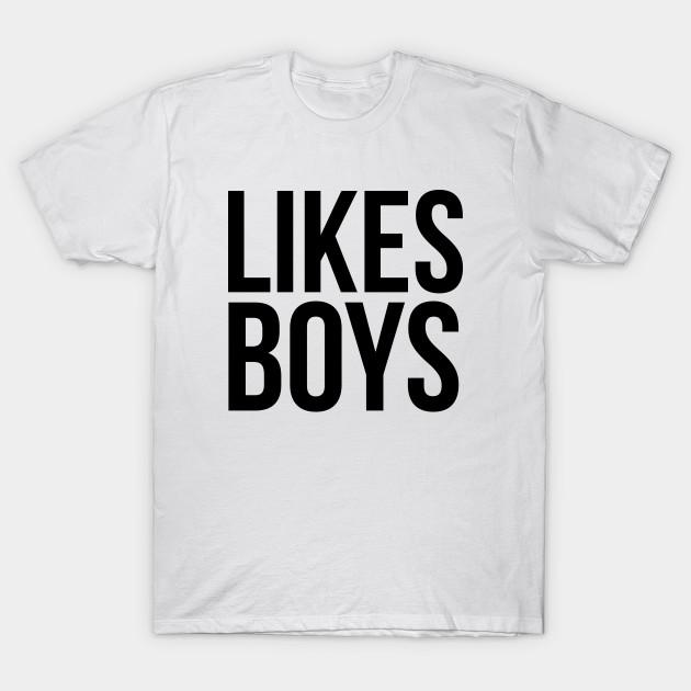 

Men Black Print T-shirt Likes Boys. No-Cut Transfer Paper Print Cotton Tshirt S білий