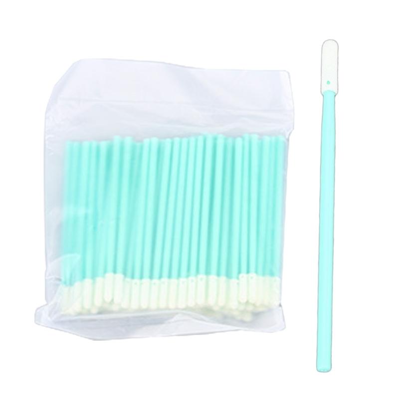 Pack Of 100 Fiber Visual Cleaning Swabs Not Shedding Particle Complimentary Fixed Absorption For / / / Couplings Camera Lens Maintenance Equipment
