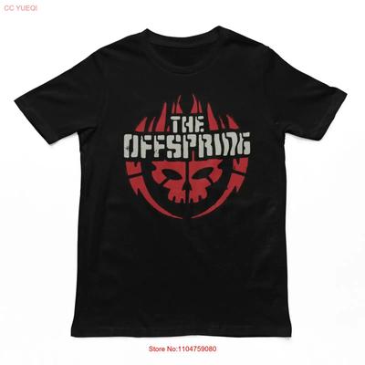 The Offspring Skull Logo Mens T Shirt Rock And Roll Music Classic New Black Vintage Washed Graphic Breathable Designer Clothes