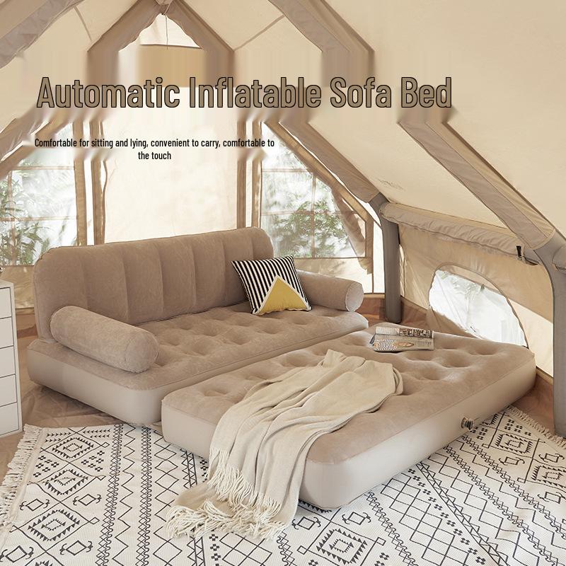 Inflatable Sofa & Bed: Portable Outdoor & Indoor Mat for Camping & Naps