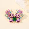 Elegant Floral Butterfly Brooch Alloy Accessory Unique Styles for Dresses Coats Portable and Stylish