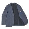 Blackbrown (Profilo) Linen Cotton Blazer [Indigo Blue]
