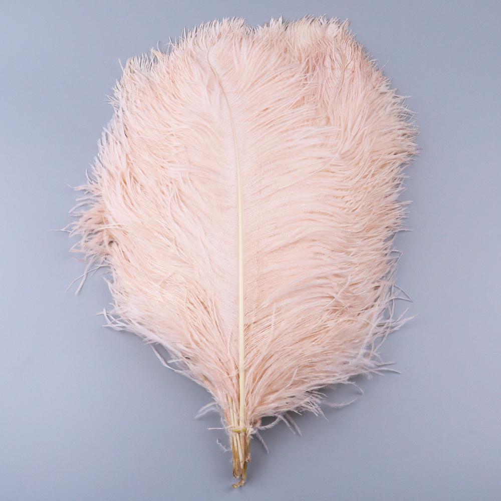 10 Pcs Colorful Ostrich Feather Wedding Table Centerpiece Decoration Plume Real Ostrich Feathers for Carnival Support 15-50 CM
