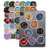 56-Piece New Colorful Wax Seal Graffiti Stickers - Personalized Creative Decorative Decals for Phone Cases, Water Bottles