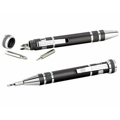 Screwdriver Set - AGT - 8 In 1 - Magnetic Tips - Practical - Compact