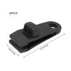 20pcs Tarp Clips Heavy Duty Lock Grip Waterproof Tarp Clips Camp Awning Clips Heavy-Duty Boat Cover Clips Sunshade Clips For