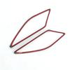 For Volkswagen GOLF 7 MK7 2013- Chrome  Matte A Pillar Stereo Speaker Decoration Sticker Covers Chromium Styling