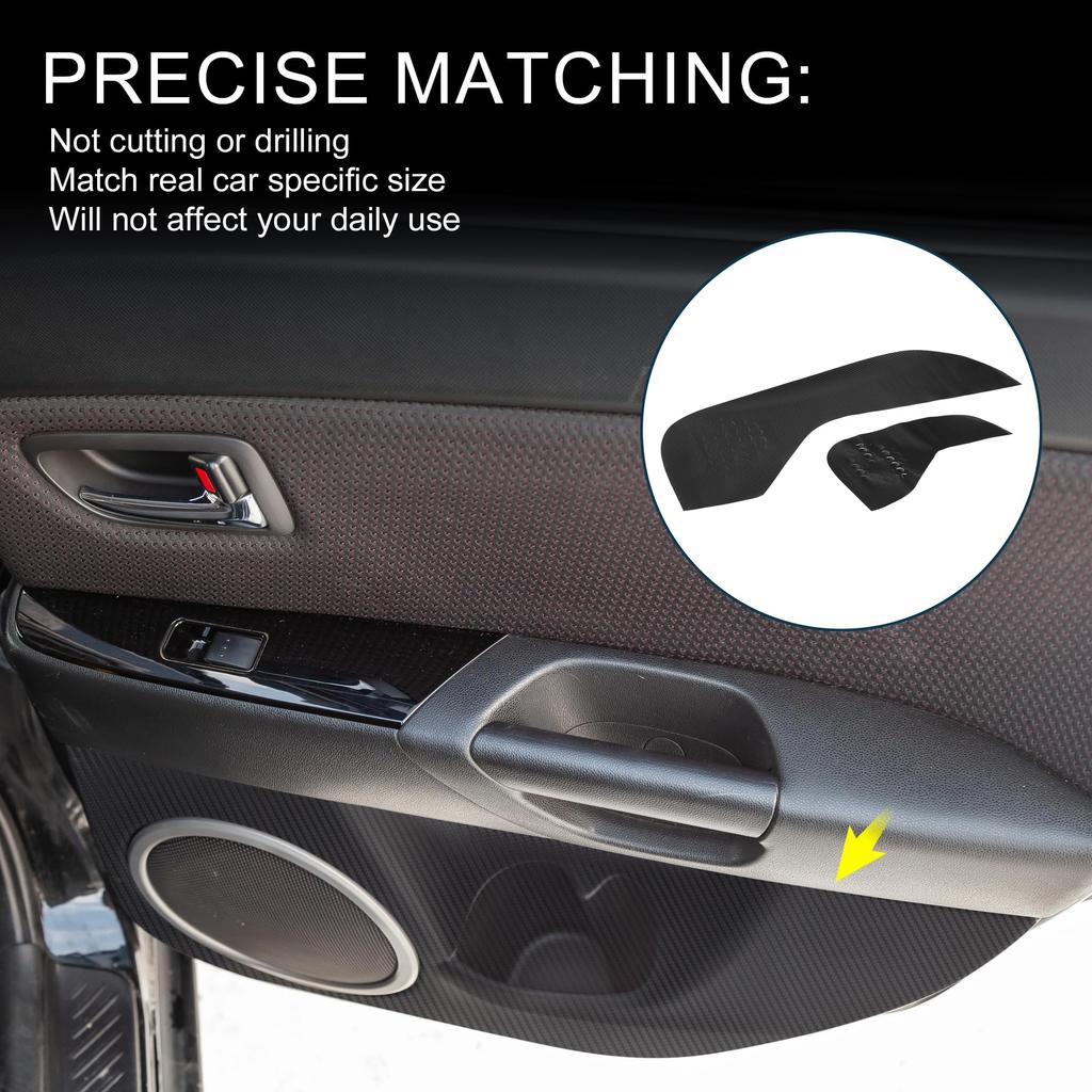 TUCKBOLD Door Kick Guards for Mazda Door Panel Door Protection Interior Panel Scratch Full Set for 4 Doors CX-5 (2013-2016) - Protectors, Anti-Kick
