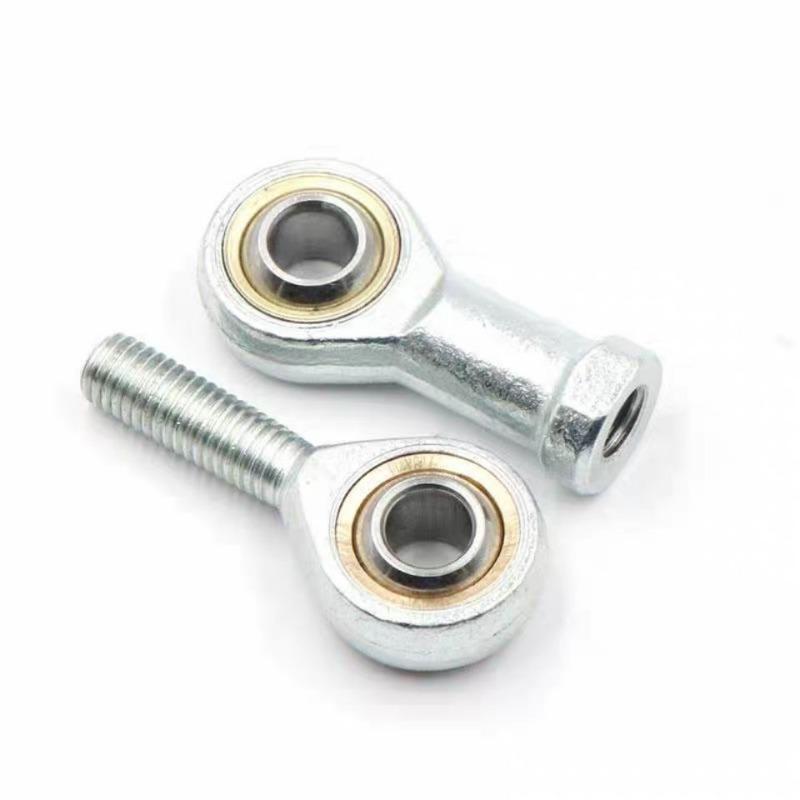 2pcs Rod End Spherical Bearings 5/6/8/10/12mm Right/Left Thread Male/Female SA SI T/K Bolt POSA8 PHSA8 Ball Joint Metric Threaded Rod End Bearing