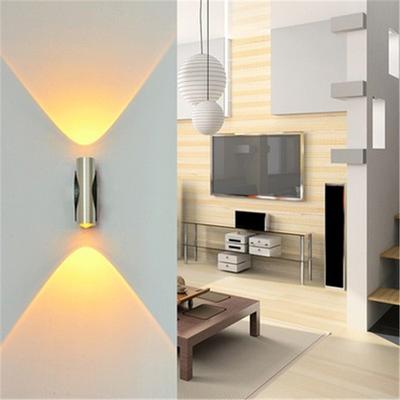 LED Innen Doppelkopf Hausbar Decke Wand Tür Dekoration 85-265V Hängende Aluminium Innenwandleuchte