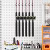Wall Mount Fishing Rod Rack Fishing Pole Holder Holds Up To 6 Rods Fishing Rod Storage Rack Anti Slip for Garage Storage