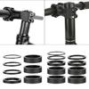 7/9Pcs Carbon Fiber Headset Spacer Replacement Road Bike Stem Washer Bicycles Handlebar Stem Rise Up Adjust Washers