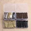 150Pcs Women Solid Casual Bobby Pin Box Set for Daily Life Pins Female Hair Clips for Makeup Tools Hair Styling Accessories