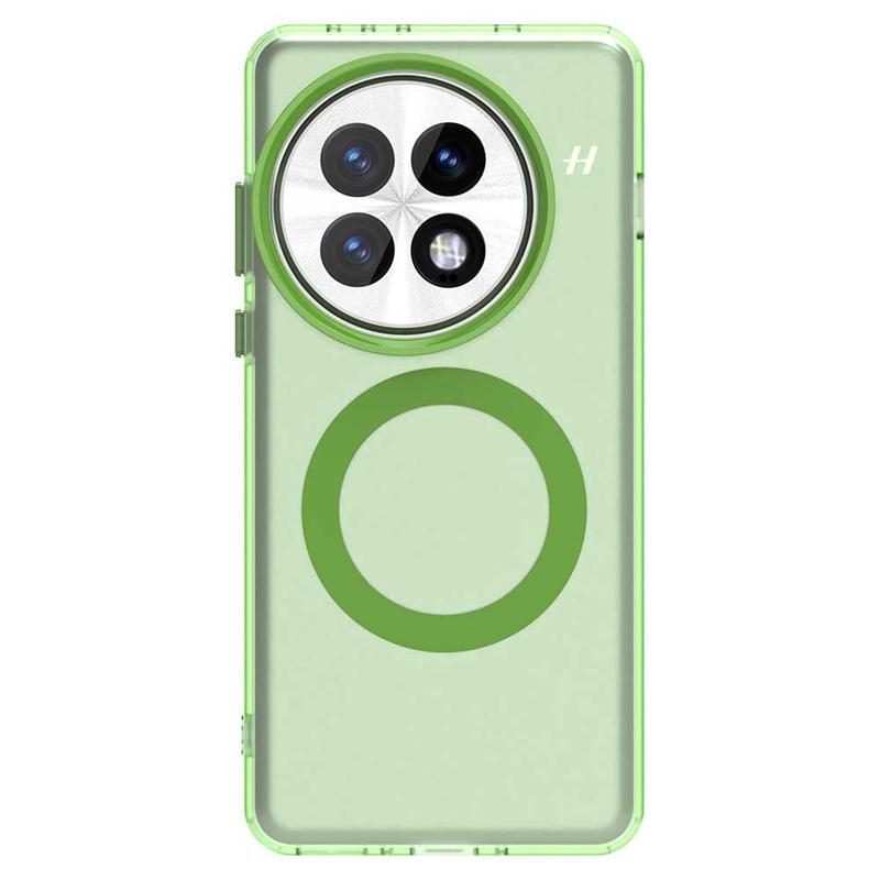 Transparent Case For OnePlus 13 Case OnePlus 13 Anti-knock Magnetic Adsorption Wireless Charge Back Cover For OnePlus 13 Case