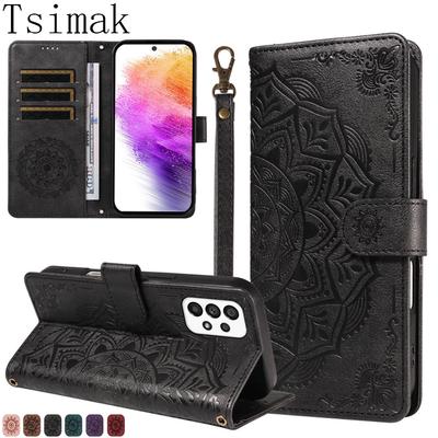 Flip-Portemonnaie-Hülle für Samsung Galaxy A13 A23 A33 A53 A73 A12 A22 A52S A52 A72 A32 4G 5G Magnetischer Lederhalter Handyhülle