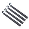 4PCS Furniture Legs with Caster Wheels Heavy Duty Carbon Steel Table Leg Extender Riser for Cabinet