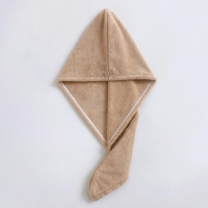 

Полотенце для волос из микрофибрыСуперабсорбирующее полотенце для волос .Шапочка для ухода с пуговицей.Обертывания для волос быстрой сушки для .Женские аксессуары для ванной