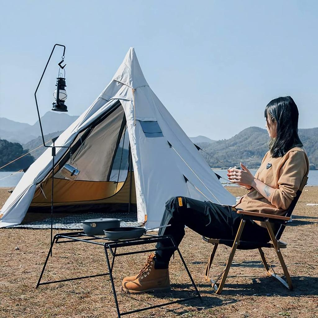 LYIYI Lantern Stand, Detachable Lantern Stand, Lamp Tripod, Camping Lamp Bracket, Lamp Holder