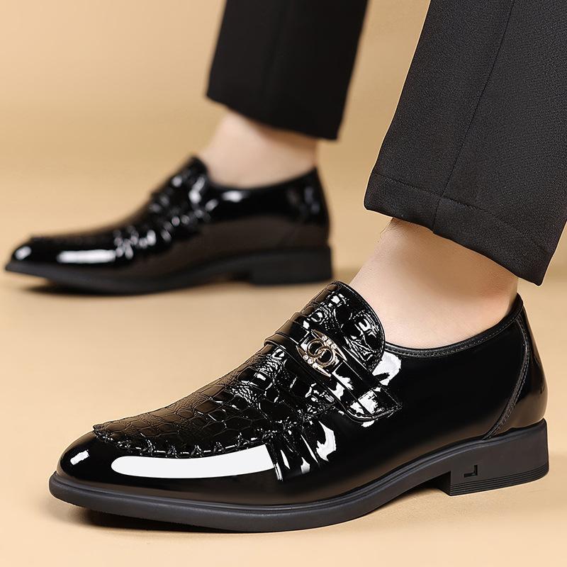 Loafers men's formal British style men's shoes new foot-fitting trend men's business casual leather shoes