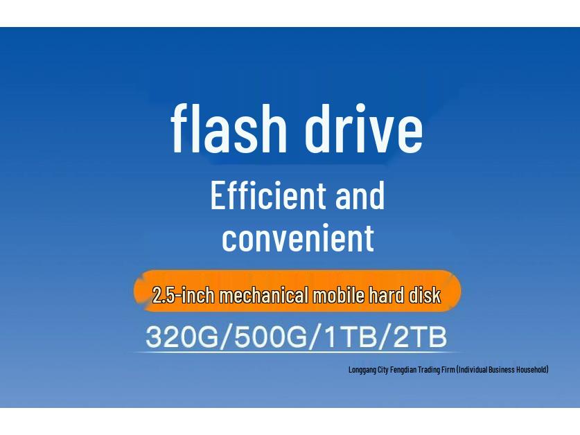 1TB & 2TB High-Speed Mobile Hard Drive with Encryption for PC and Phone.